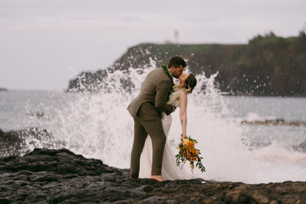 Choosing to include vendors in this micro wedding in Kauai Hawaii, helped to bring the entire vision to life. 