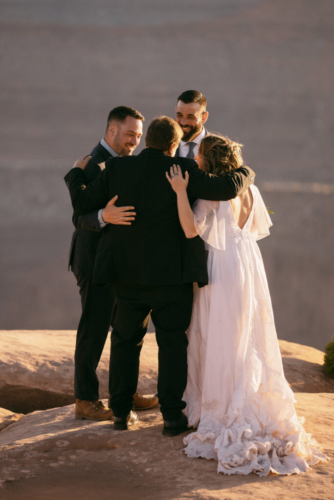 A stress-free micro wedding in Moab, Utah. 