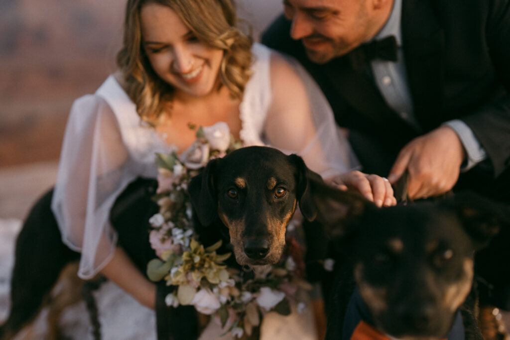 A stress-free micro wedding in Moab, Utah. 