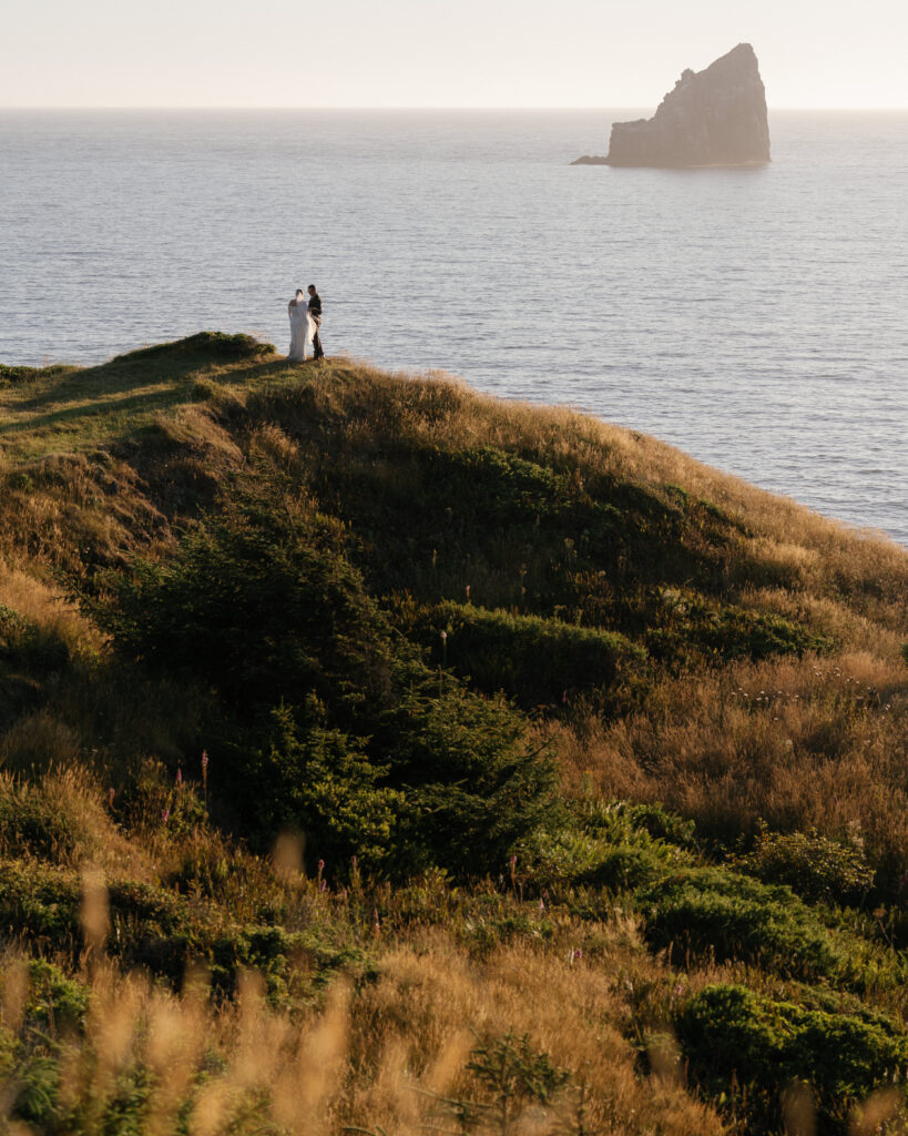 crook point wedding on the oregon coast