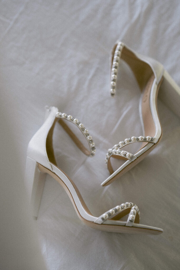 pearl wedding shoes