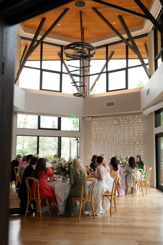 Hanai Center wedding reception dinner