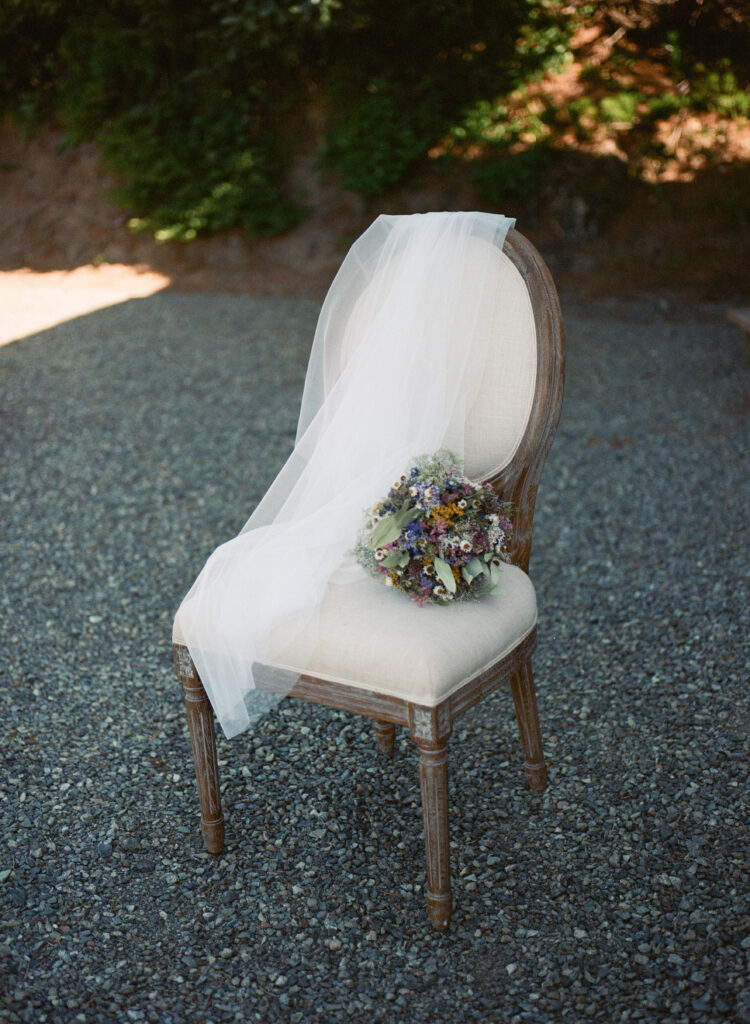 dried wedding flowers