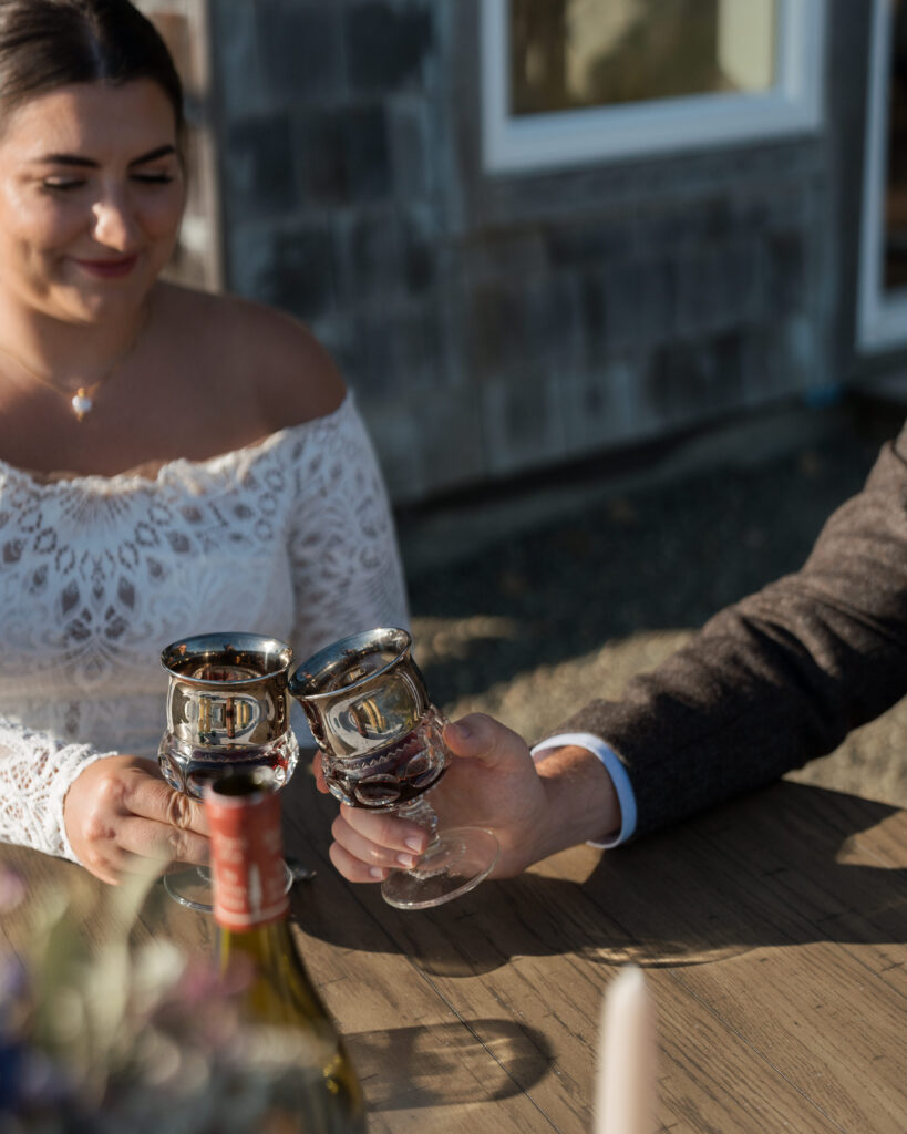 crook point wedding dinner