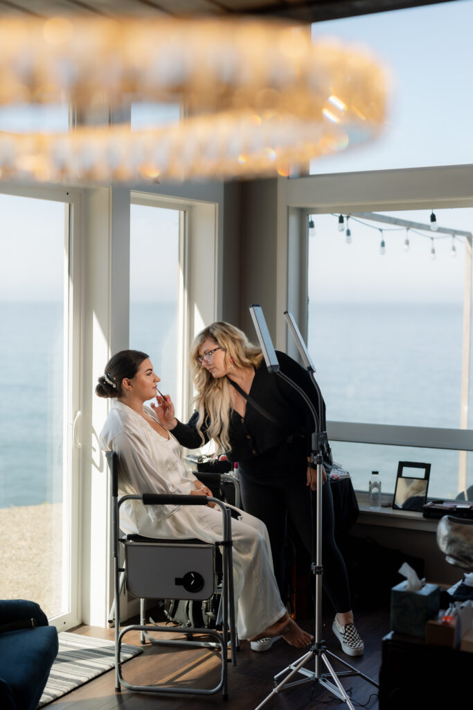elopement hair and makeup professional