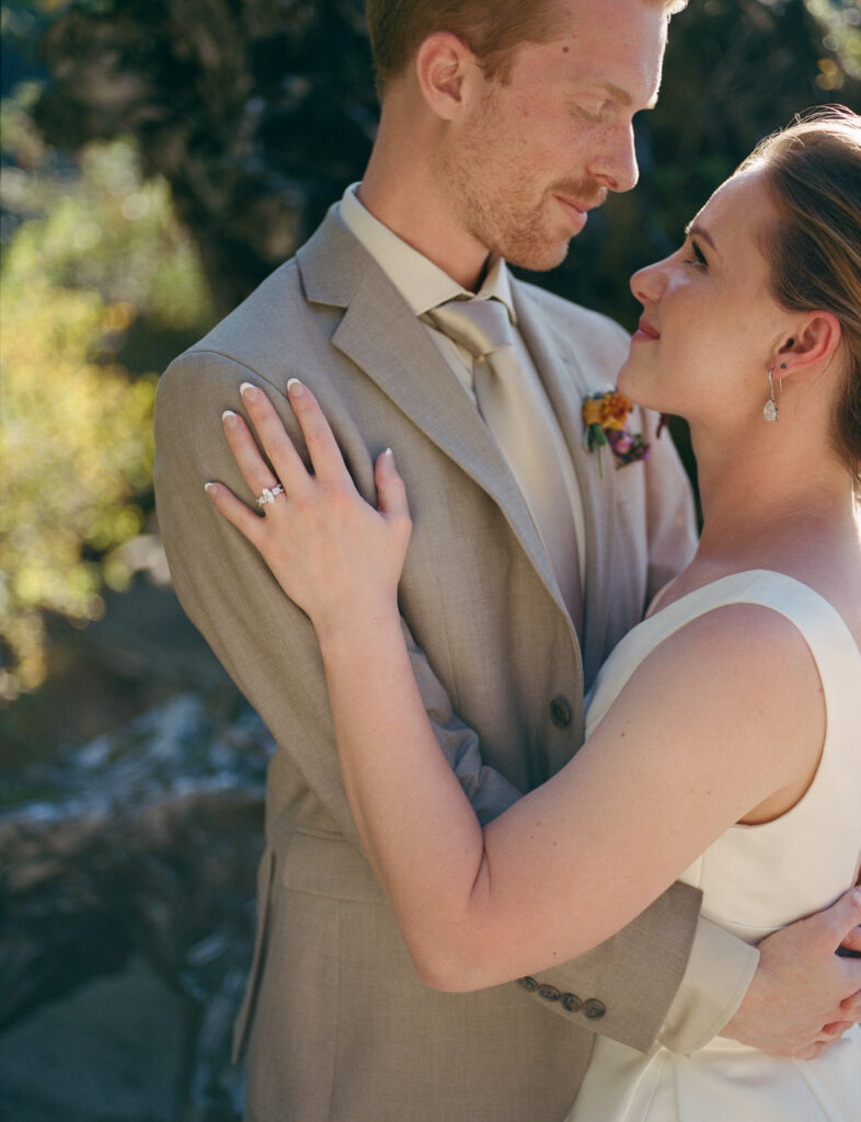 film wedding portraits by pnw photographer