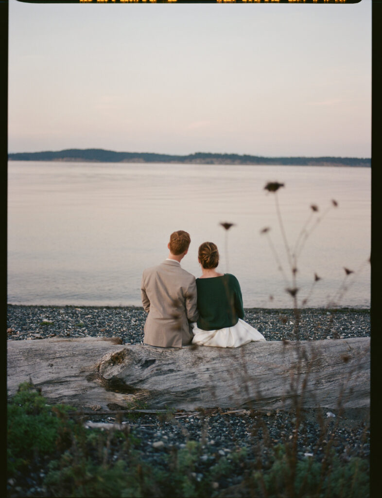 coastal orcas island elopement