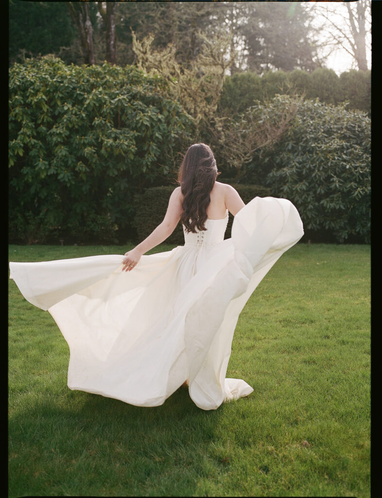 oregon film wedding photographer medium format