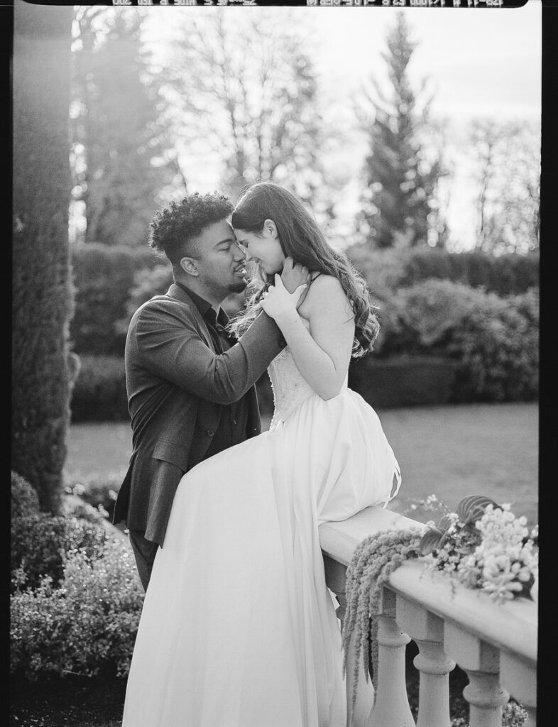 chateau de michellia bridal portraits