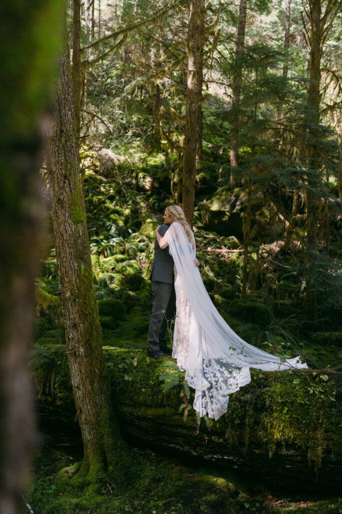 forest elopement photo