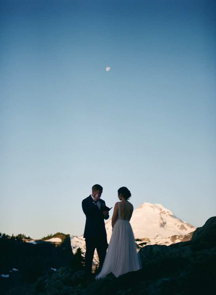 sunrise mountain elopement